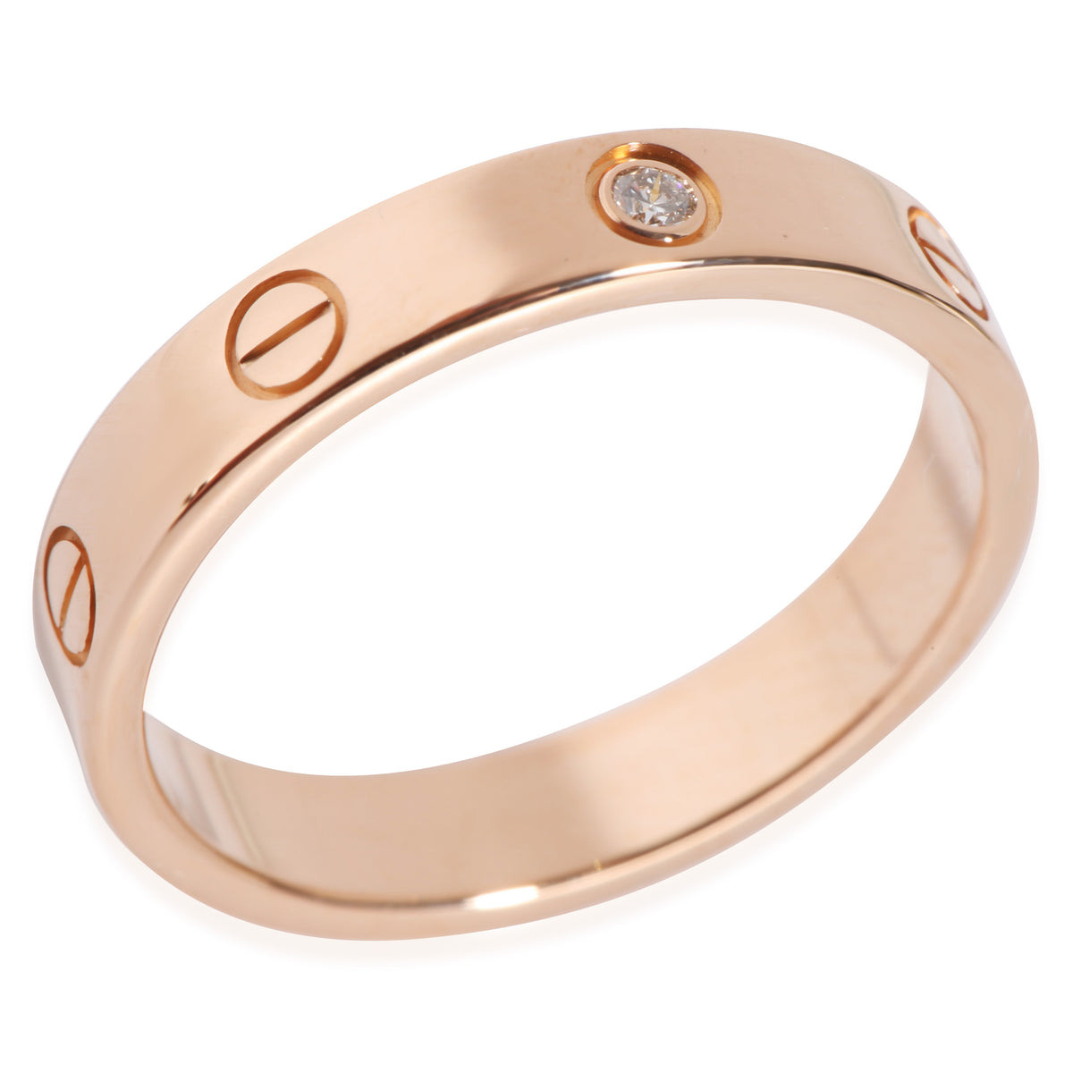 Love Wedding Band, Diamond (Rose Gold)