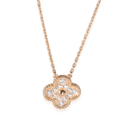 Alhambra Pendant in 18k Rose Gold 0.48 CTW