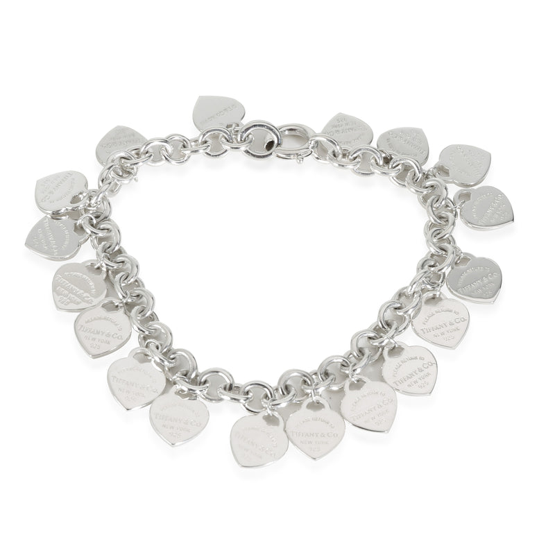 Return To Tiffany Multi Heart Tag Bracelet in Sterling Silver