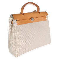 Naturel Sable Ecru Toile H Canvas Herbag 31 PM PHW