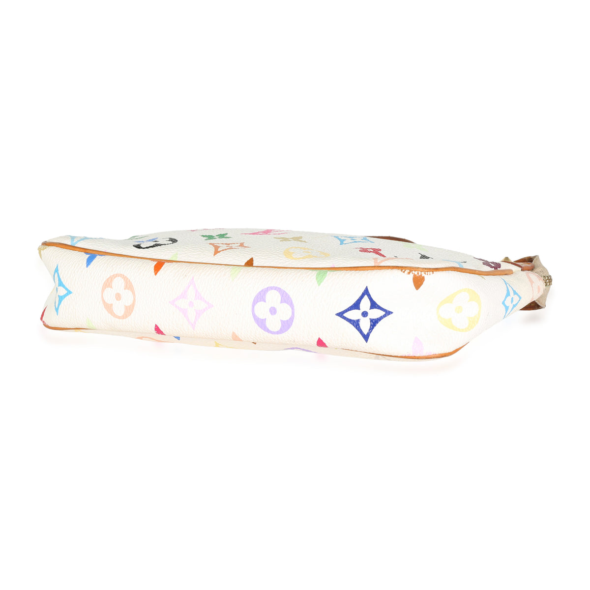 White Multicolor Monogram Canvas Pochette Accessoires