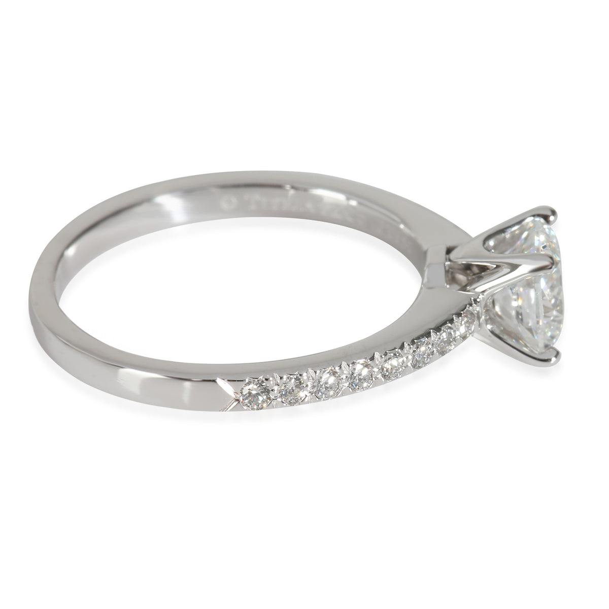 Novo Diamond Engagement Ring in  Platinum F VVS1 1.04 CTW