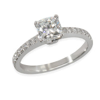 Novo Diamond Engagement Ring in  Platinum F VVS1 1.04 CTW