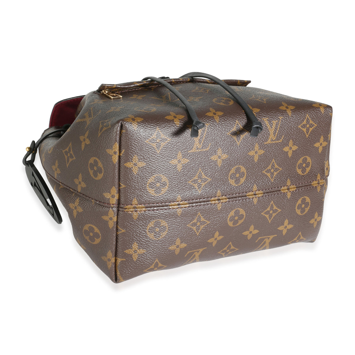 Black Monogram Canvas Montsouris Backpack NM - Main Image