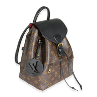 Black Monogram Canvas Montsouris Backpack NM