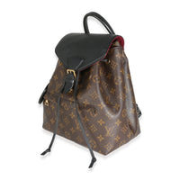 Black Monogram Canvas Montsouris Backpack NM