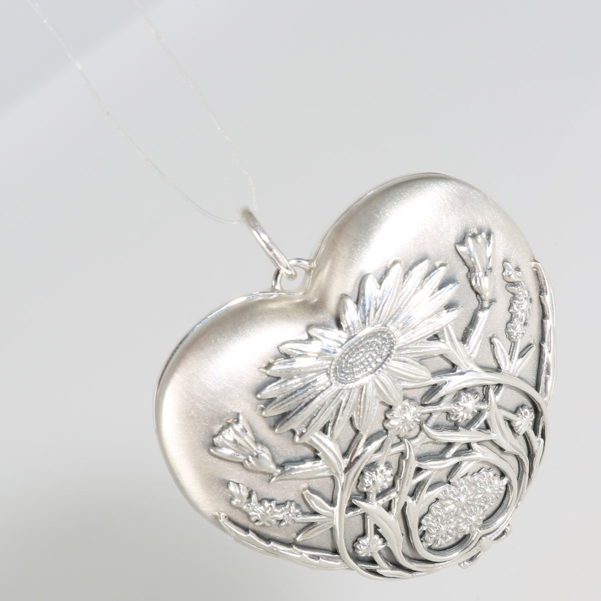 Ziegfeld Locket Pendant in Sterling Silver