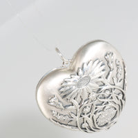 Ziegfeld Locket Pendant in Sterling Silver