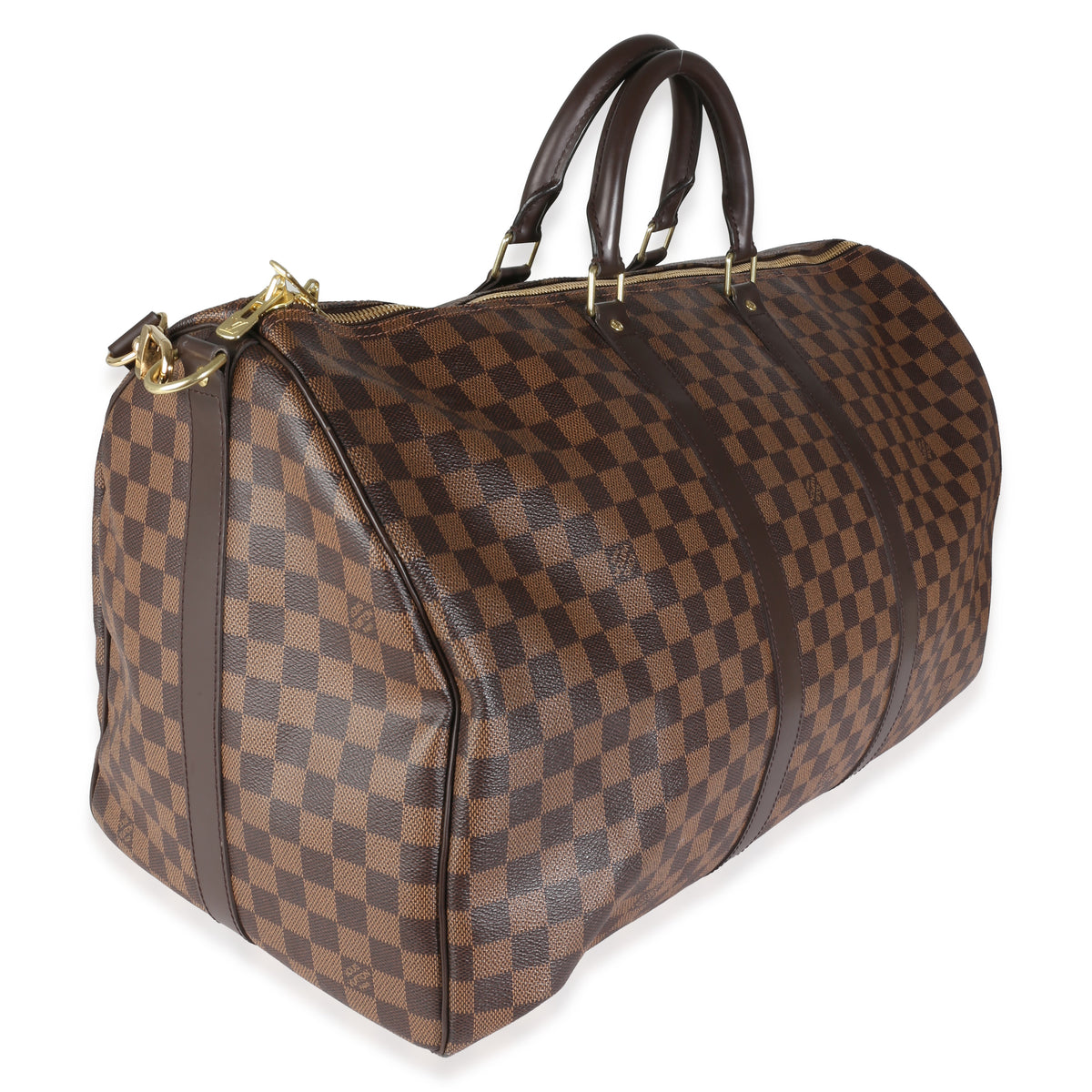 Damier Ebene Canvas Keepall Bandouliere 55