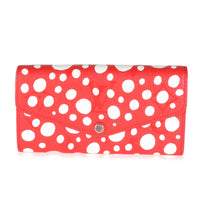 x Yayoi Kusama Red Dots Monogram Empreinte Sarah Wallet NM