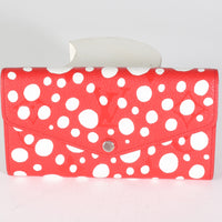 x Yayoi Kusama Red Dots Monogram Empreinte Sarah Wallet NM