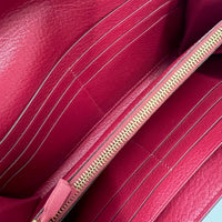 Rouge Grenat Swift Ghillies Kelly Longue Wallet GHW