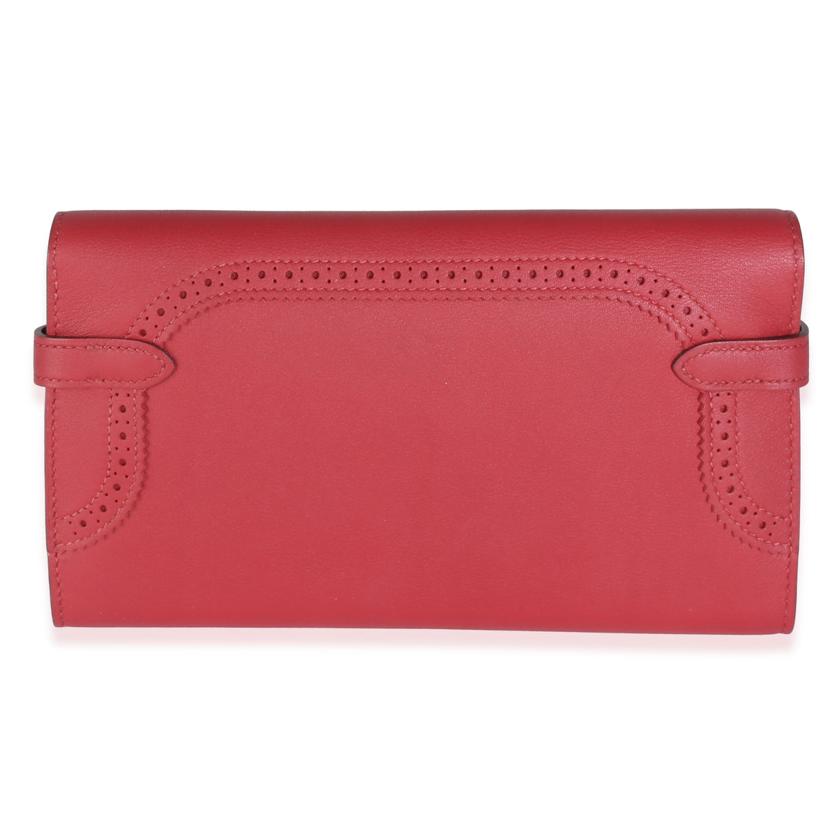 Rouge Grenat Swift Ghillies Kelly Longue Wallet GHW