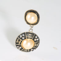 Vintage CC Drop Earrings