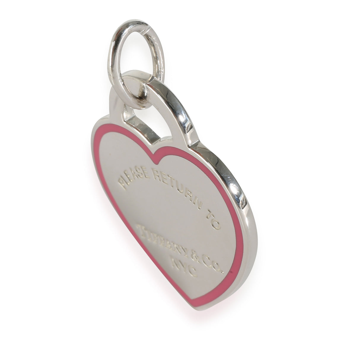 Heart Charm Tiffany's Pink Heart Necklace Tiffany Return To