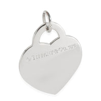 Return To Tiffany XL Heart Charm in  Sterling Silver