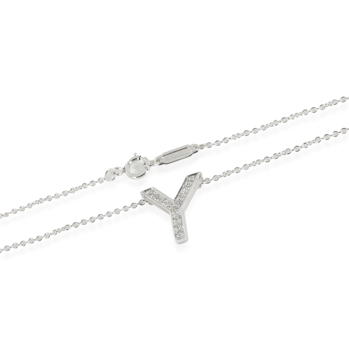 Elsa Peretti Pendant in  Platinum 0.07 CTW