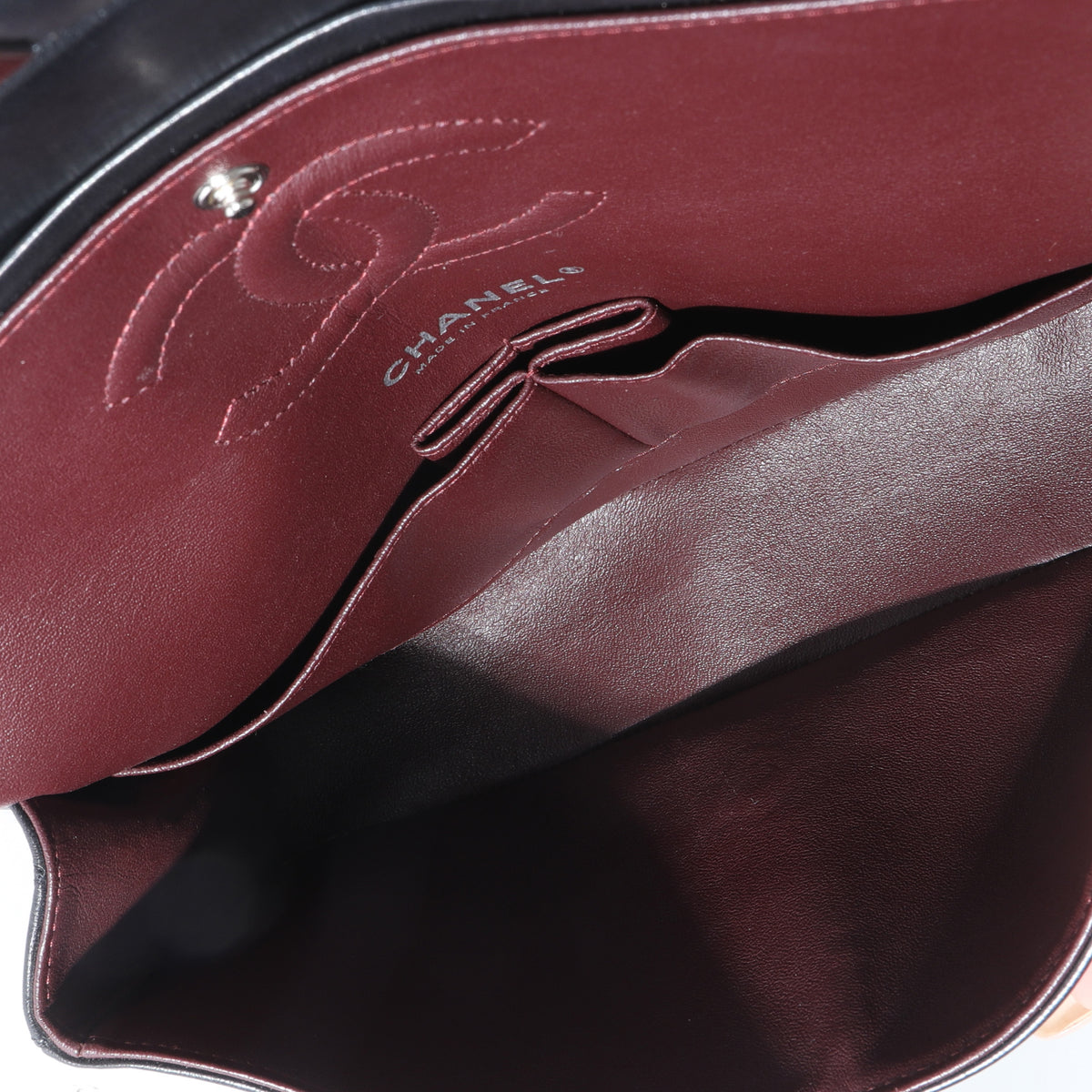 Black Quilted Lambskin Medium Classic Double Flap Bag