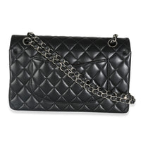 Black Quilted Lambskin Medium Classic Double Flap Bag