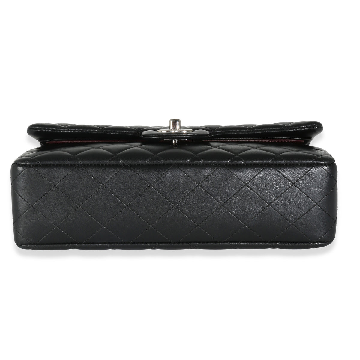 Black Quilted Lambskin Medium Classic Double Flap Bag