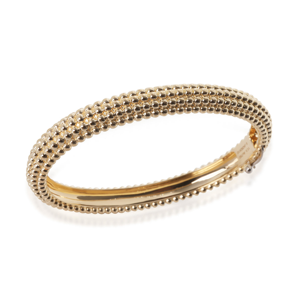 Perlee 5 Row Bangle in 18K Yellow Gold, Size Small