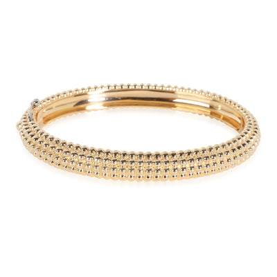 Perlee 5 Row Bangle in 18K Yellow Gold, Size Small