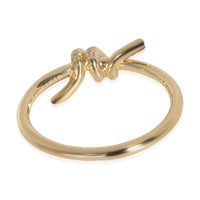 Tiffany Knot Ring in 18k Yellow Gold 0.05 CTW