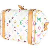 White Multicolor Monogram Canvas Priscilla