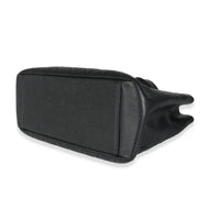 Black Quilted Caviar Grand Shopping Tote