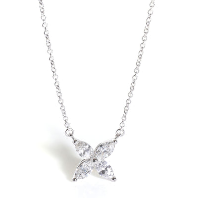 Victoria Diamond Pendant in  Platinum 0.81 CTW