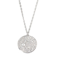 Cartier Diamond & Black Ceramic Love Pendant (White Gold) fv