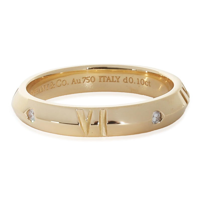 Atlas Band in 18k Yellow Gold 0.1 CTW