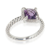 Chatelaine Amethyst Ring in  Sterling Silver 0.1 CTW