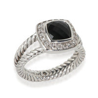 Albion Onyx Ring in  Sterling Silver 0.16 CTW