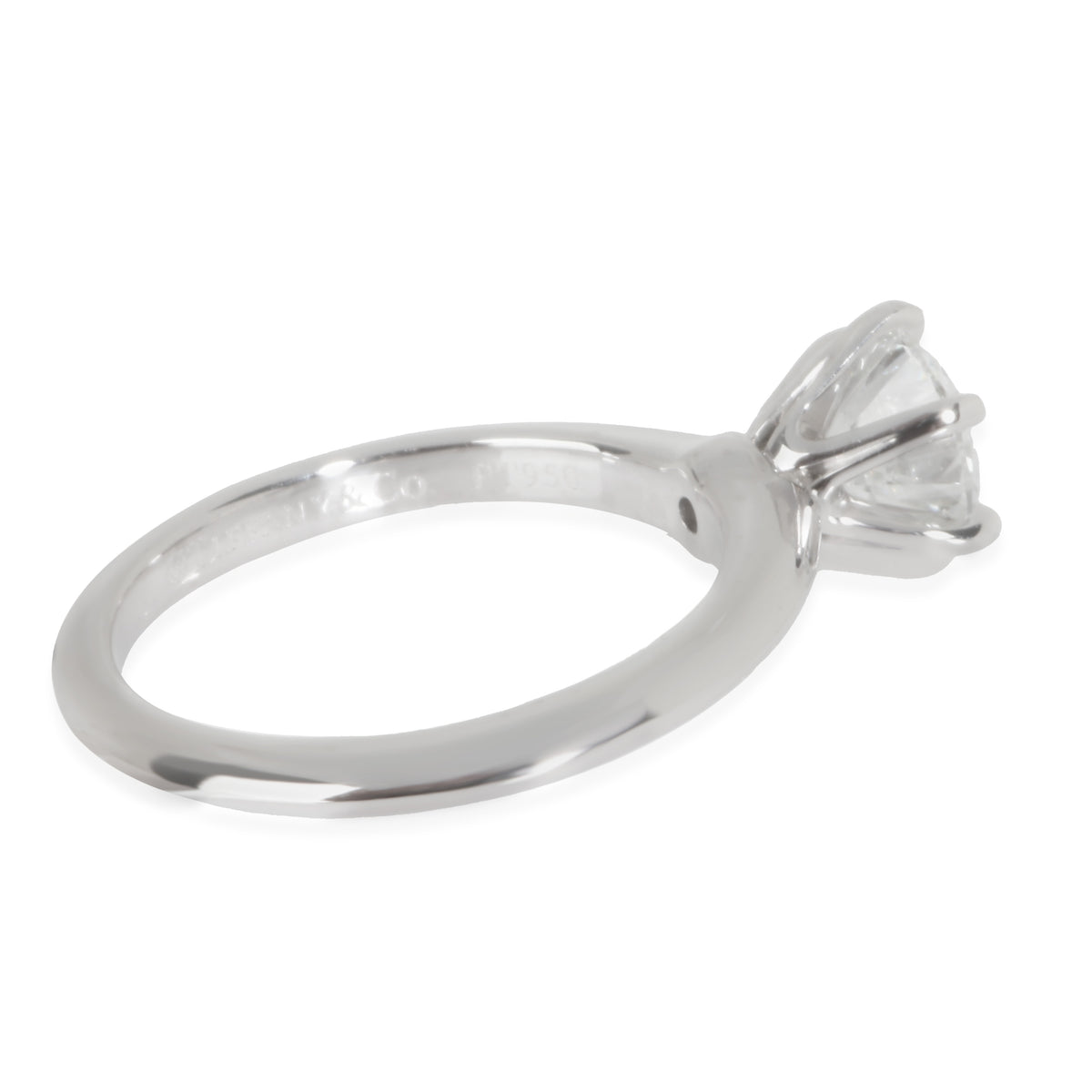 Solitaire Engagement Ring in Platinum F VS2 1.00 CTW