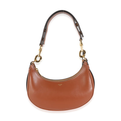 Tan Smooth Calfskin Medium Ava Strap Bag