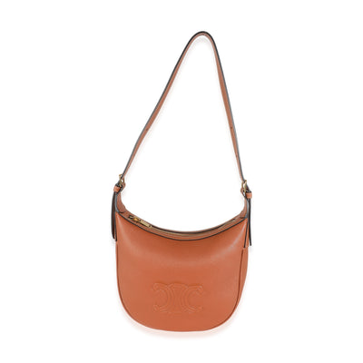 Tan Calfskin Small Heloise Triomphe Bag