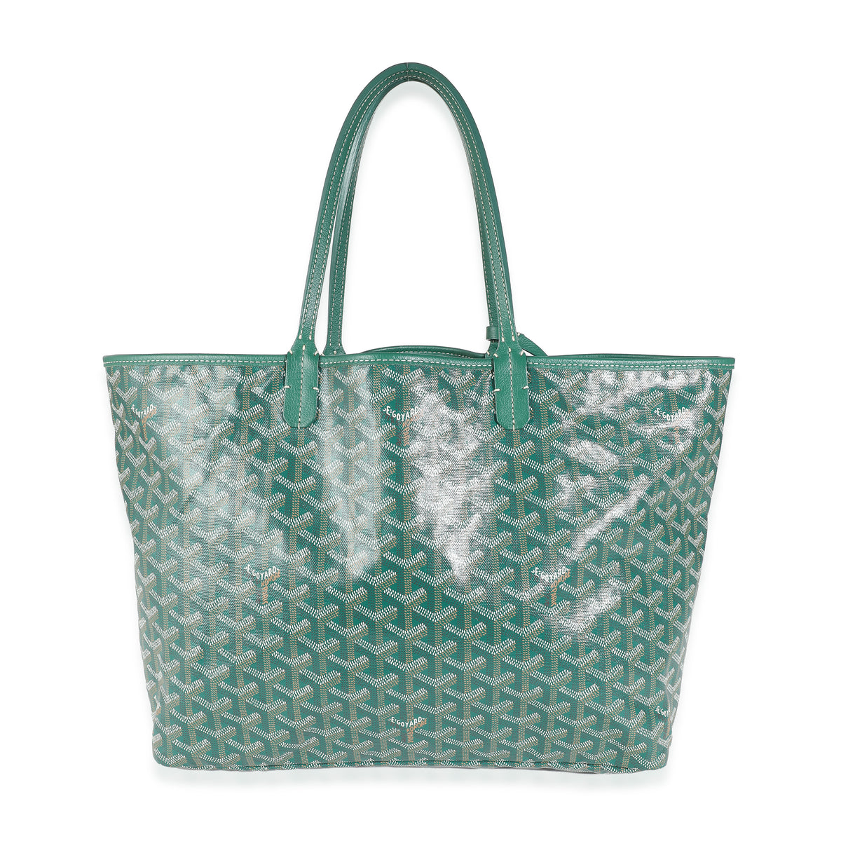 Green Goyardine Canvas Saint Louis PM