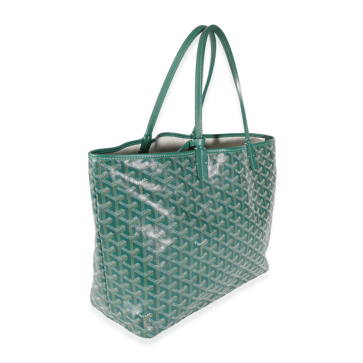 Green Goyardine Canvas Saint Louis PM