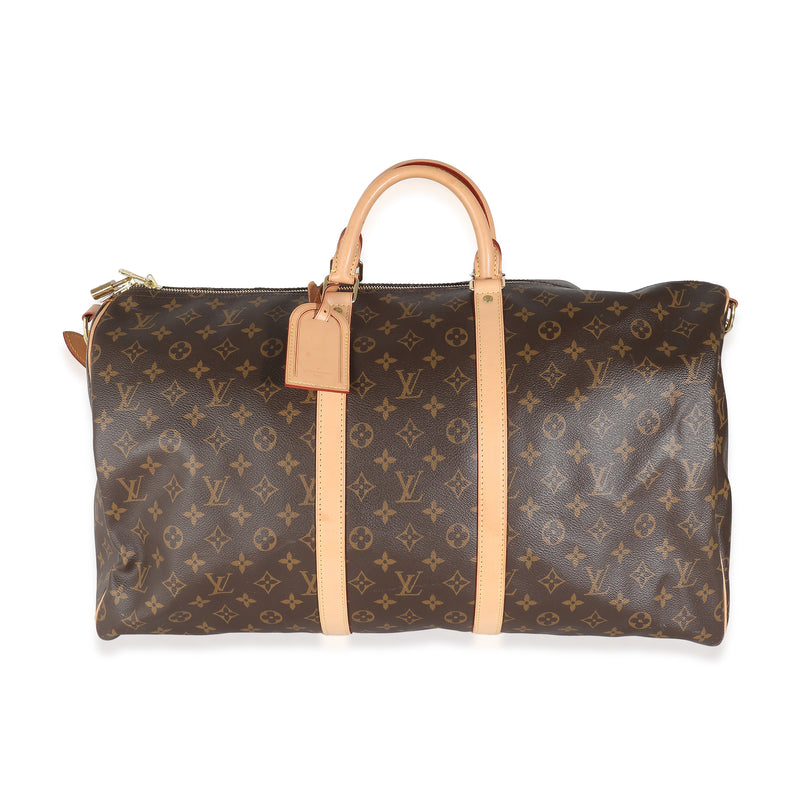 Monogram Canvas Keepall Bandouliere 55