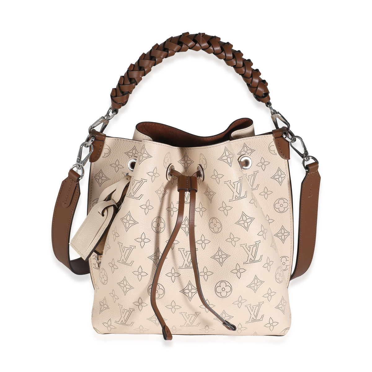 Creme Beige Monogram Mahina Muria