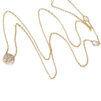 Petite Pave Pendant in 18k Yellow Gold 0.39 CTW