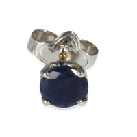 Mens Collection Sapphire Earrings in  Sterling Silver