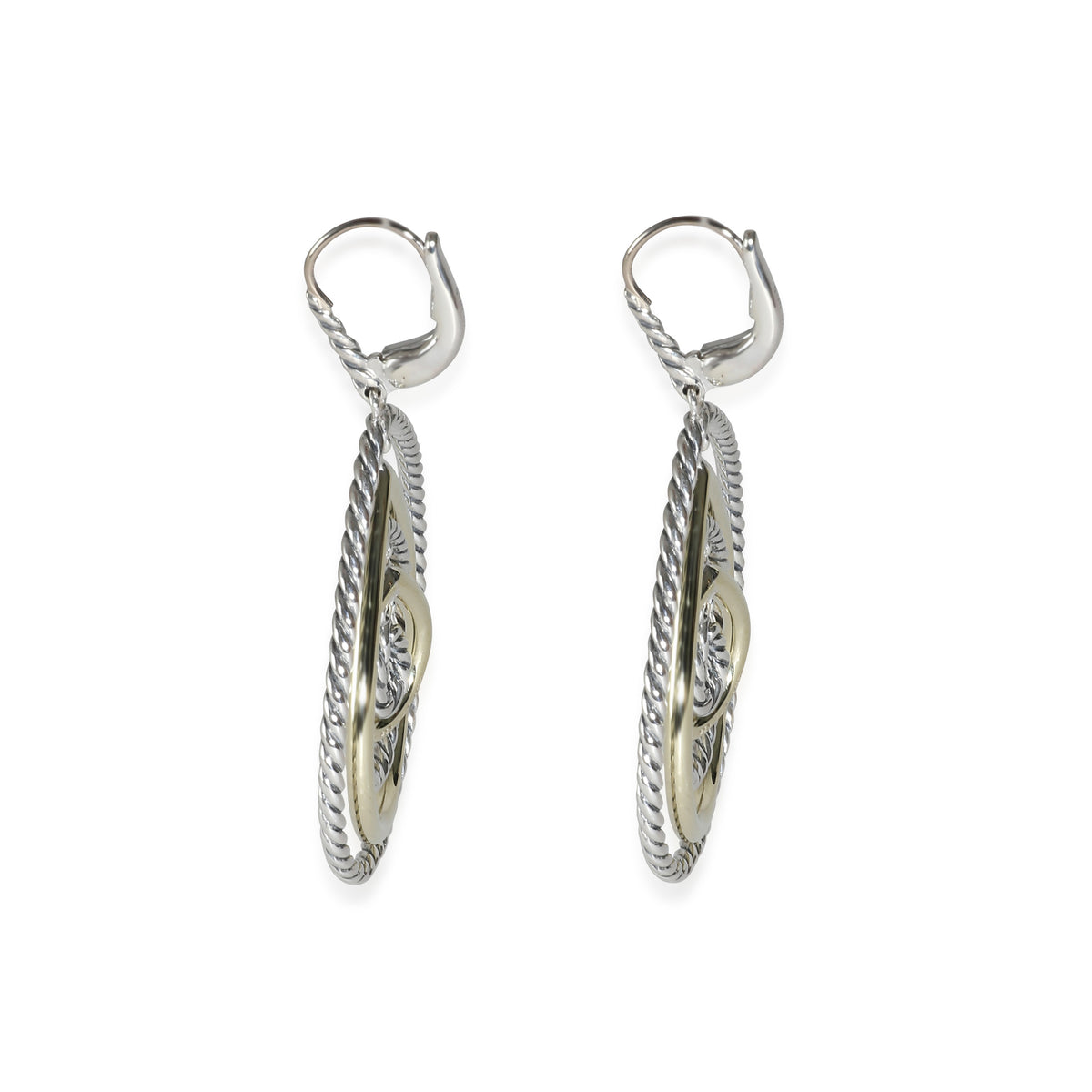 Mobile Drop Earring in 18k Yellow Gold/Sterling Silver