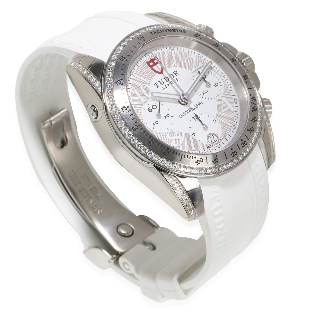 Grantour Chrono 20310 Unisex Watch in  Stainless Steel 0.5 CTW