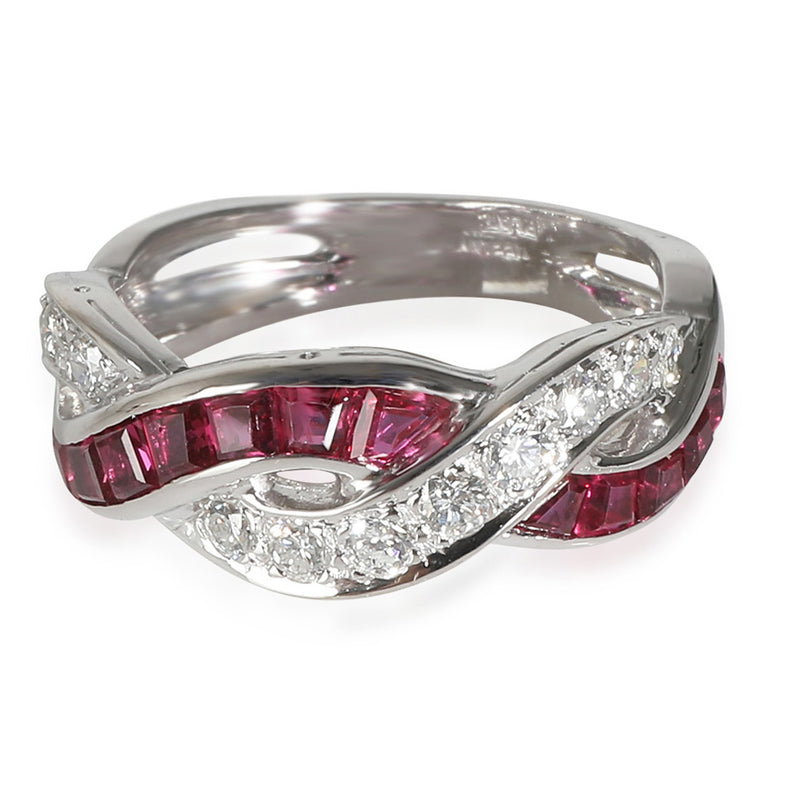 Vintage Ruby Band in  Platinum 0.4 CTW