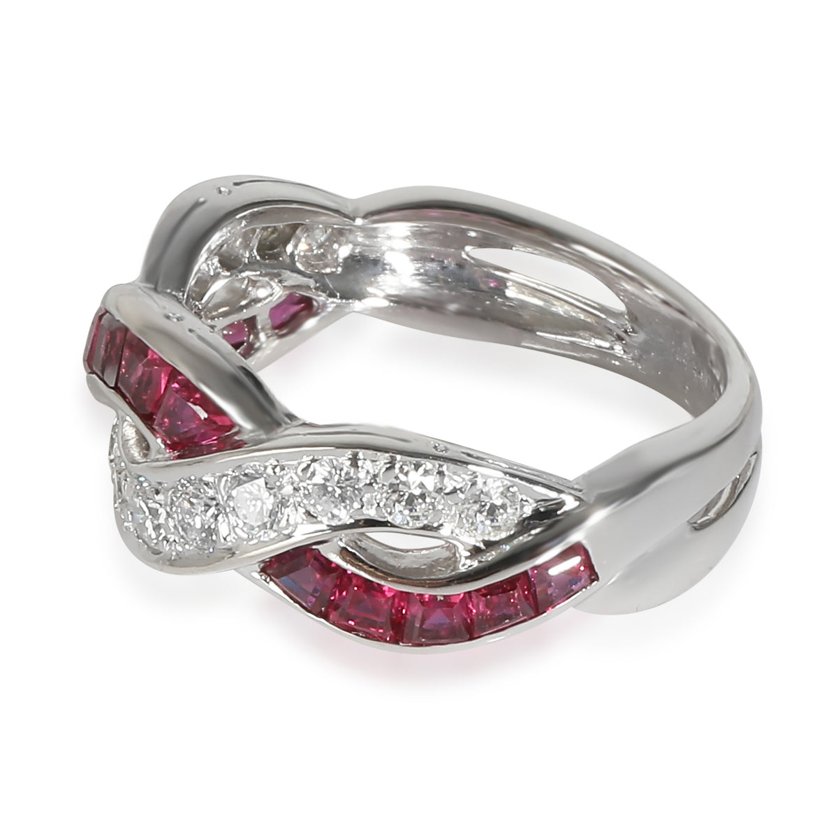 Vintage Ruby Band in  Platinum 0.4 CTW