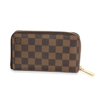 Damier Ebene Canvas Zippy Compact Wallet