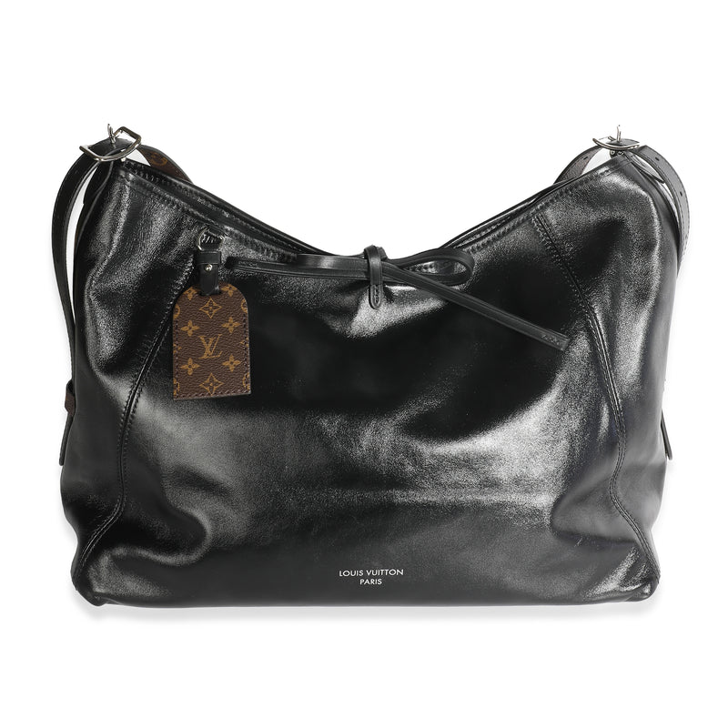 Black Lambskin Carryall MM