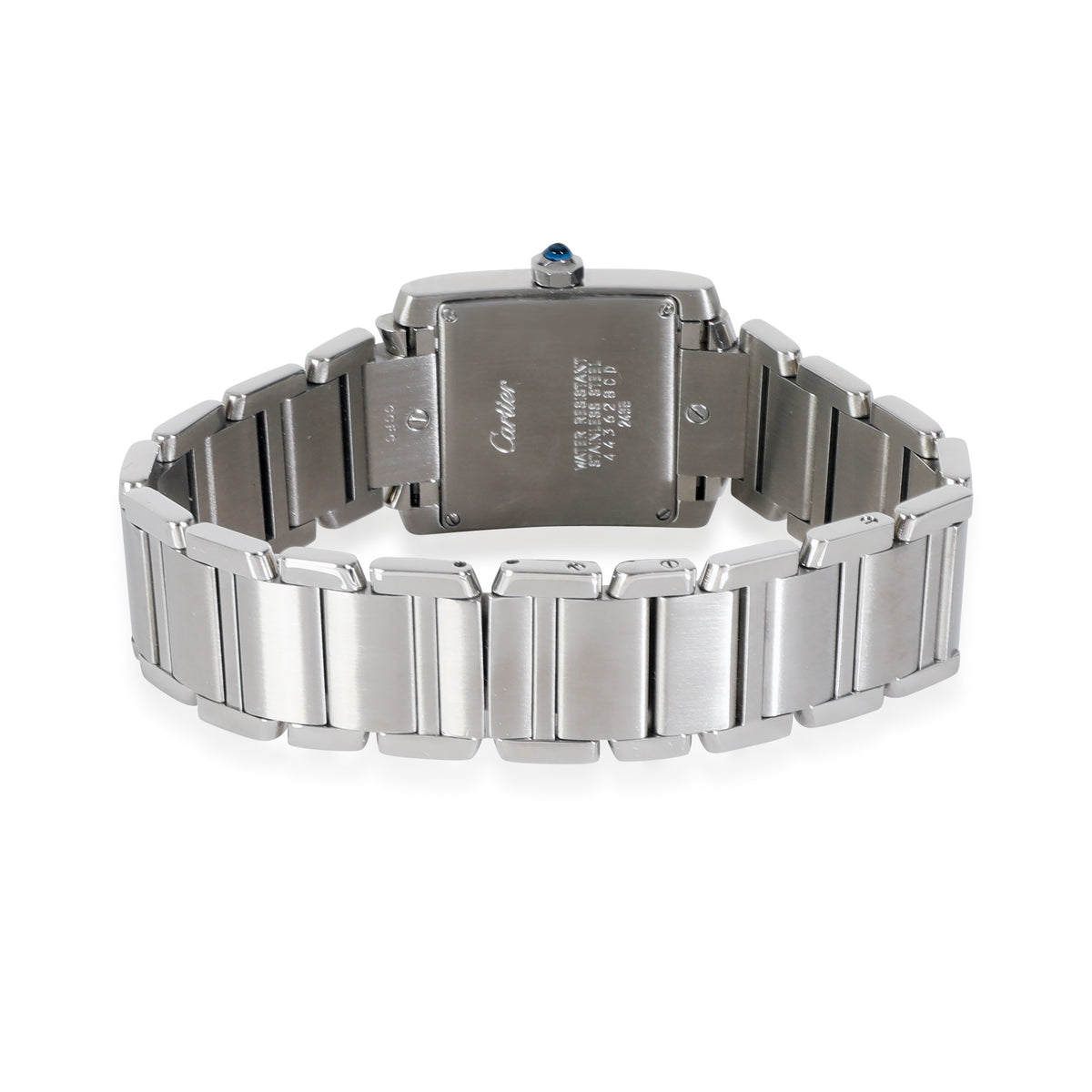 Tank Francaise de Cartier W51011Q3 Womens Watch in  Stainless Steel